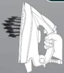 HOOVER SRD 41102 - Hoofdstuk 3.4 - Vertical strijken met stoorn - 1