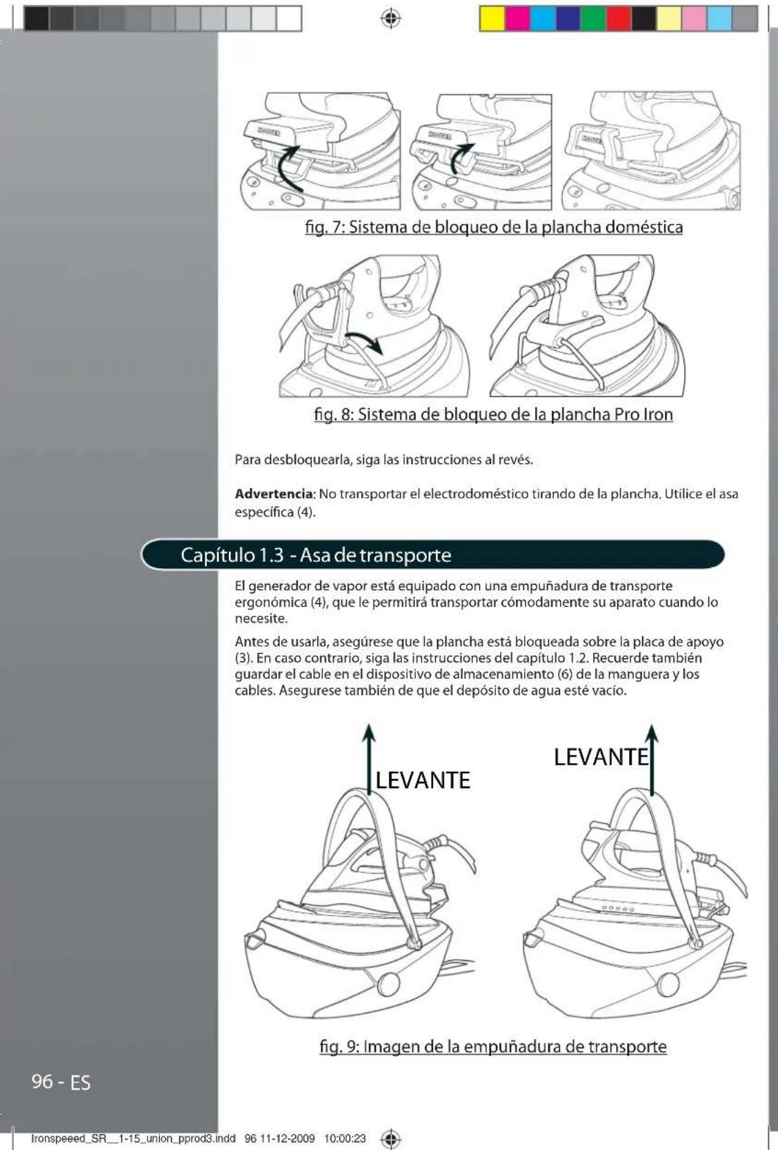 HOOVER SRD 41102 - Capitulo 1.2 - Sistema de bloqueo - 1