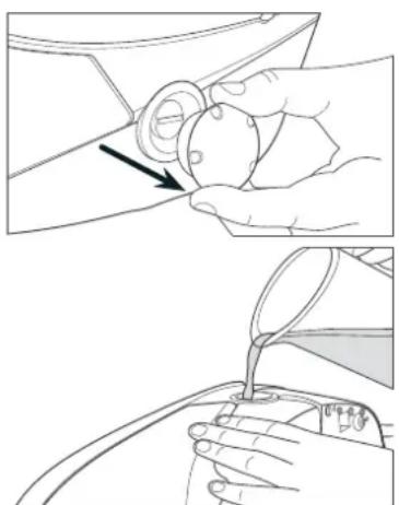 HOOVER SRD 41102 - Kapitel 4.2 - Reinigung des Dampferzeugers von Kesselstein. - 1