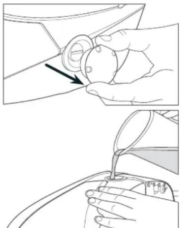 HOOVER SRD 41102 - Chapitre 4.2 - Rincage de la chaudière pour éliminer le calcaire - 1