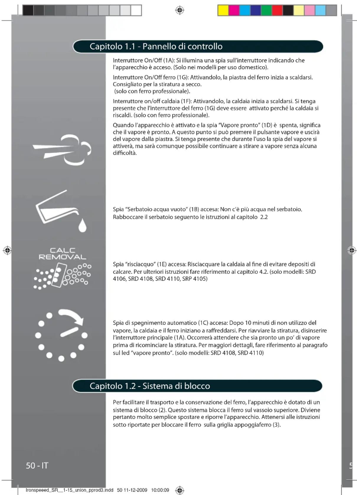 HOOVER SRD 41102 - Important istruzioni di sicurezza - 1