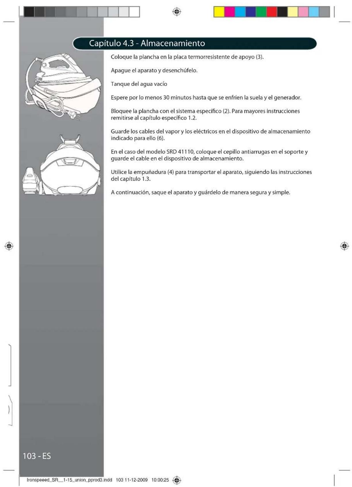 HOOVER SRD 41102 - Capitulo 4.2 - Enjuague de la caldera para mantenimiento contra inscrustaciones - 4