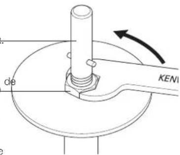 KENWOOD KM084 - garde, roestvrij stalen K-klopper, roerhulpstuk - 2