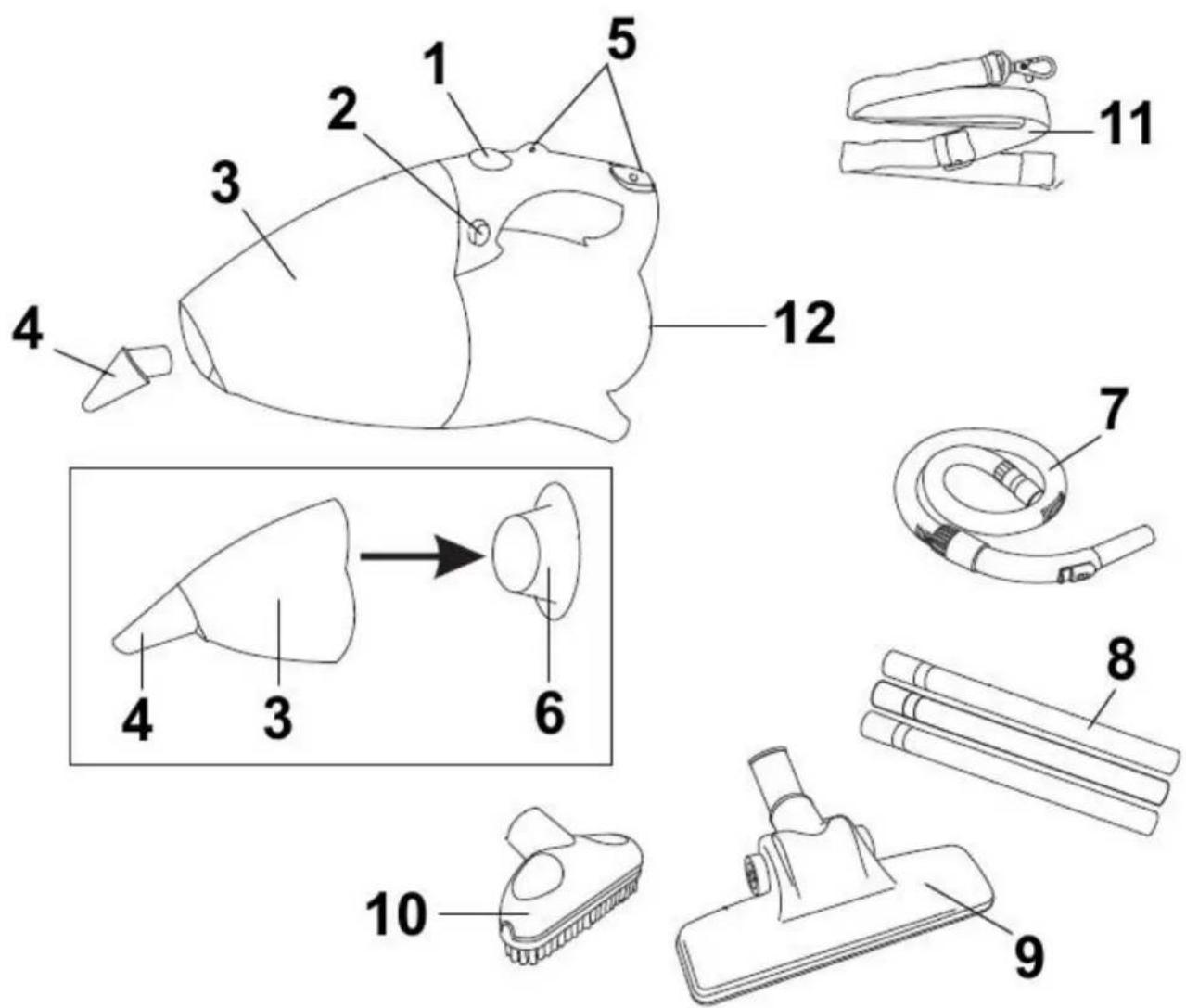 ROTEL HandyVac 800 - Hand-Staubsauger   Aspirateur à main   Aspirapolyvere manuale - 2