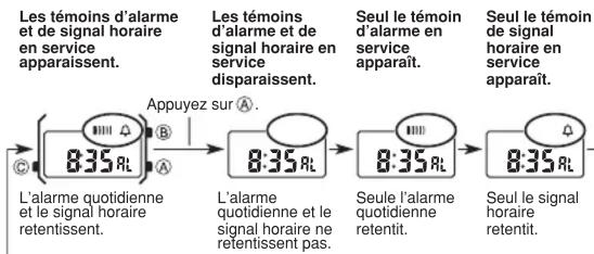 CASIO LA670WEGL9EF - Réglage de l'alarme quotidienne - 2