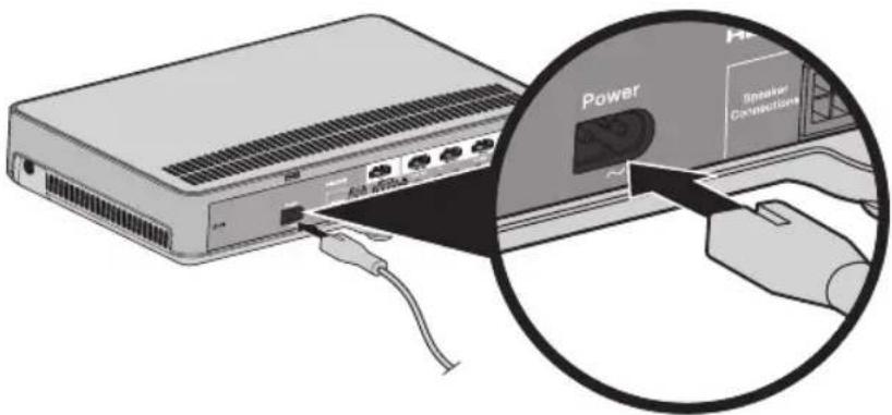 BOSE CineMate 120 - Raccordement de la console à la prise secteur - 1
