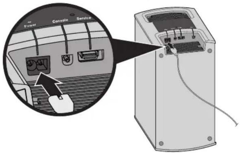 BOSE CineMate 120 - Connecting the Acoustimass module to power - 1