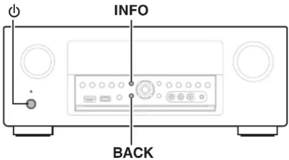 DENON AVRX4100W - Réinitialisation des réglages d'usine - 1