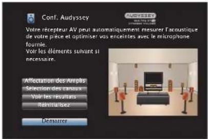 DENON AVRX4100W - Connectez le microphone de mesures et de configuration sur la prise SETUP MIC de cet appareil. - 2
