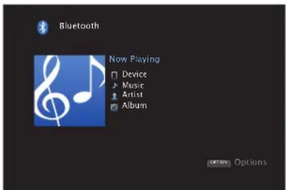 DENON AVRX5200W - Appuyez sur Bluetooth pour passer à la source d'entrée "Bluetooth". - 1