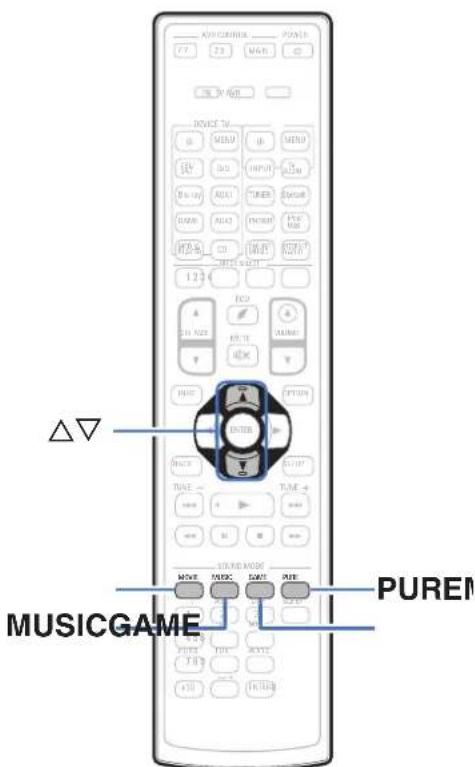 DENON AVRX5200W - Sélection d'un mode d'écoute - 1