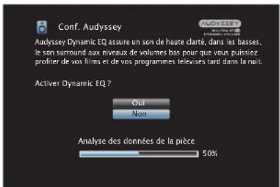 DENON AVRX5200W - Effectuez le paramétrage de Audyssey Dynamic EQ ^® et Audyssey Dynamic Volume ^® . - 1