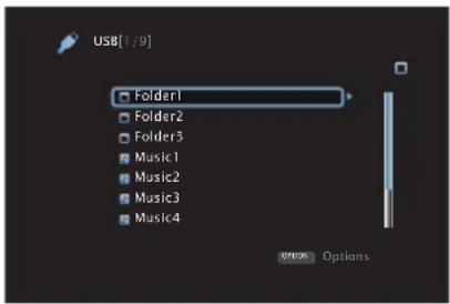 DENON AVRX5200W - Lecture des fichiers d'un dispositif mémoire USB - 1