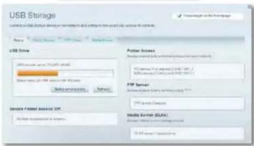 LINKSYS XAC1200 - USB Storage - 1