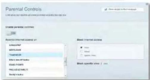 LINKSYS XAC1200 - Parental Controls - 1