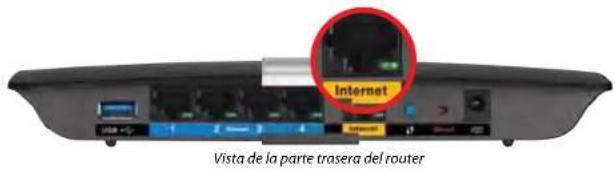 LINKSYS XAC1200 - Mensajeindicandoqueel cablede internet no estáconectado - 1