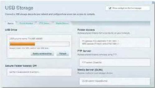 LINKSYS XAC1200 - USB Storage - 1