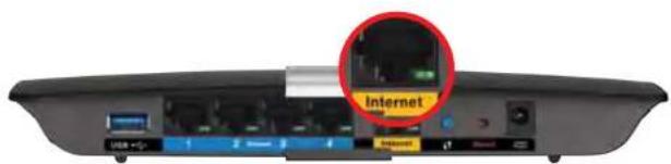 LINKSYS XAC1200 - MensaJe El cable de Internet no está enchufado - 1