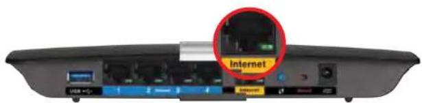 LINKSYS XAC1200 - Melding: Uw internetkabel is nicht aangesloten - 1