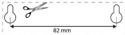 LINKSYS XAC1200 - Falra szereló sablon - 1