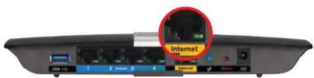 LINKSYS XAC1200 - TeavitusInternetikaabel ei ole ühendatud - 1