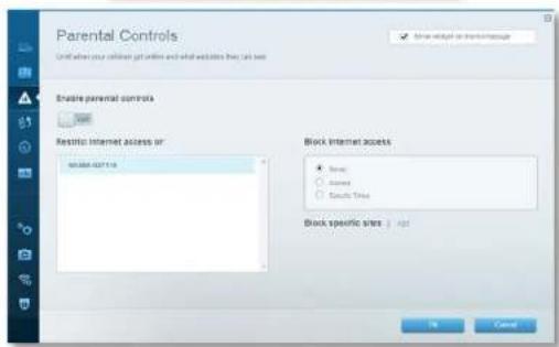LINKSYS XAC1900 - Parental Controls - 1