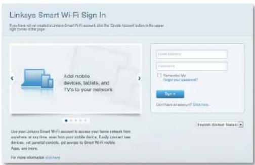 LINKSYS XAC1900 - Pour lancer Linksys Smart Wi-Fi : - 1