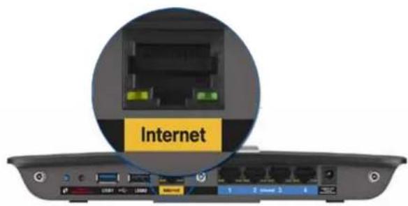 LINKSYS XAC1900 - Повідомлення «Інтернет кабель не приєднано» - 1