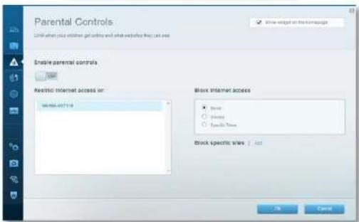 LINKSYS XAC1900 - Parental Controls - 1