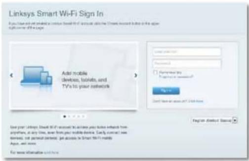 LINKSYS XAC1900 - Pentru a deschide Linksys Smart Wi-Fi: - 1