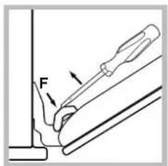 HOTPOINT-ARISTON FKS 89 EL .20 XHA S - Cleaning the oven door - 3