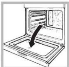 HOTPOINT-ARISTON FKS 89 EL .20 XHA S - To remove oven door with soft closing hinges*: - 1