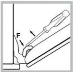HOTPOINT-ARISTON FKS 89 EL .20 XHA S - Limpiar la puerta - 2