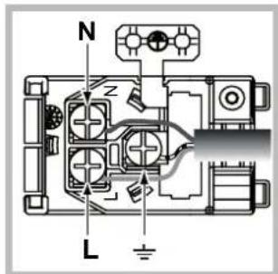HOTPOINT-ARISTON FKS 89 EL .20 XHA S - Montaje del cable de alimentacion electrica - 2