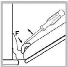 HOTPOINT-ARISTON FKS 89 EL .20 XHA S - Limpeza da porta - 2