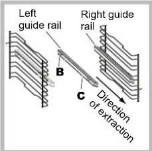 HOTPOINT-ARISTON FKS 89 EL .20 XHA S - Sliding rack kit assembly - 2