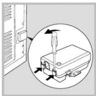 HOTPOINT-ARISTON FKS 89 EL .20 XHA S - Montagem do cabo de fornecimento - 1
