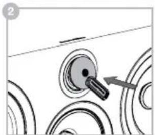 BOWERS & WILKINS CM Centre 2 S2 - Tweeter grille removal - 1