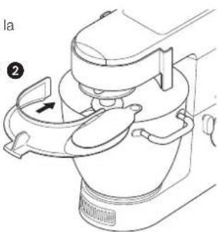KENWOOD 0WKM080007 - para acoplar y utilizar el montaje del antisalpicaduras - 2