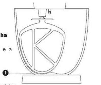 KENWOOD 0WKM080007 - batedora de varetas, varinha em K em aço inoxidável, varinha para mexer alimentos - 1