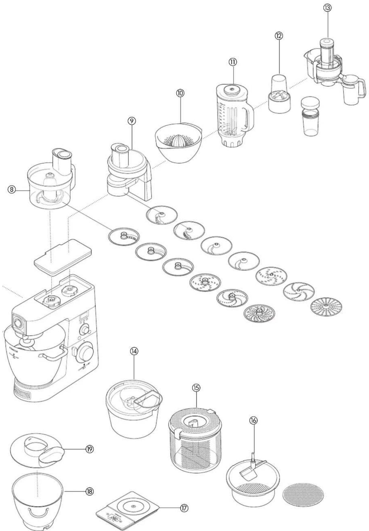 KENWOOD 0WKM080007 - TO μίξερ - 6