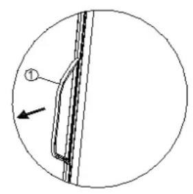 CASO WineMaster 126 - The handle installing - 1