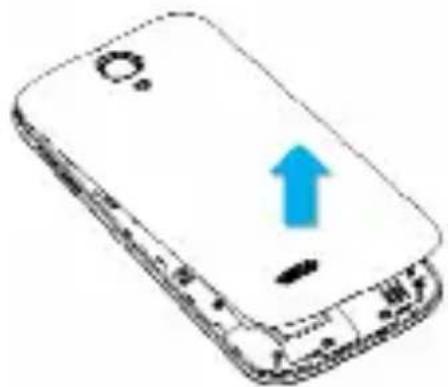HAIER W757 - Removing the Battery Cover - 1