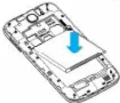 HAIER W757 - Installer la batterie - 1