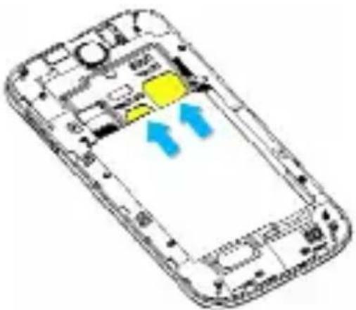 HAIER W757 - Installing the SIM Card - 1