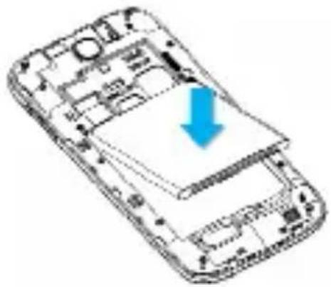 HAIER W757 - Installing the Battery - 1