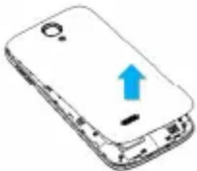 HAIER W757 - Retirer le capot de batterie - 1