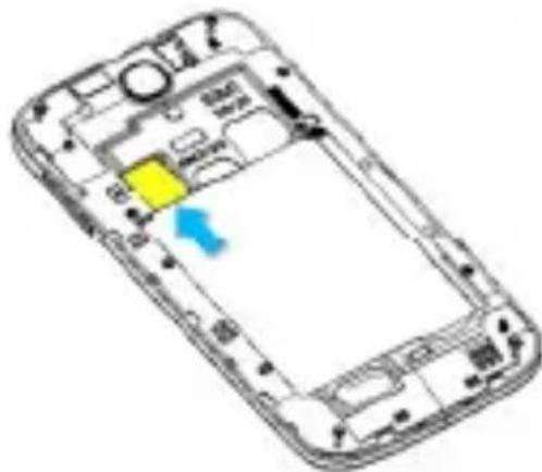 HAIER W757 - Installer la carte mémoire MicroSD - 1