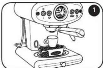 ILLY Francis Francis X1 - 更改杯中的饮料量 - 1