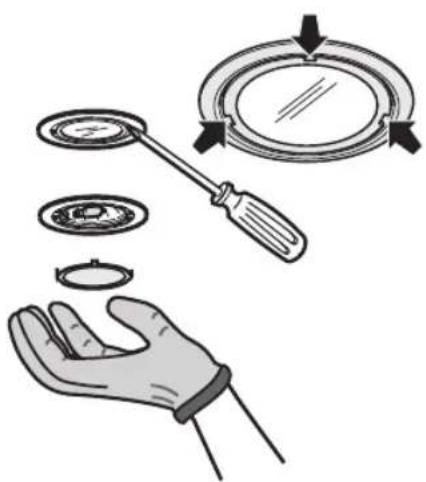 BAUKNECHT DWER 7880 IN - Einbau oder Austausch des Aktivkohlefilters - 2
